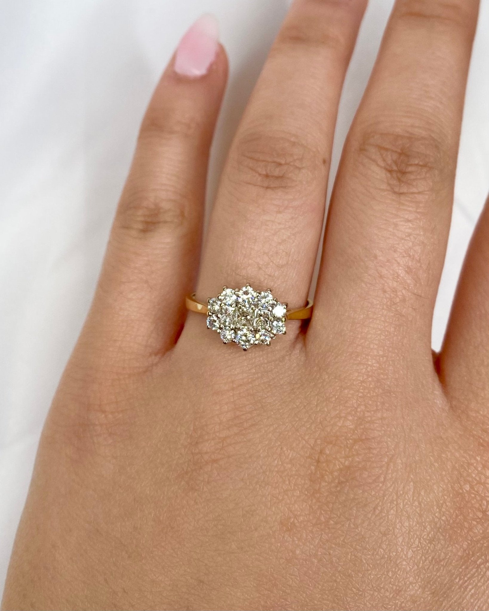 Bague Rivière Diamants 0.74 carat "Albane" - Elliade Paris