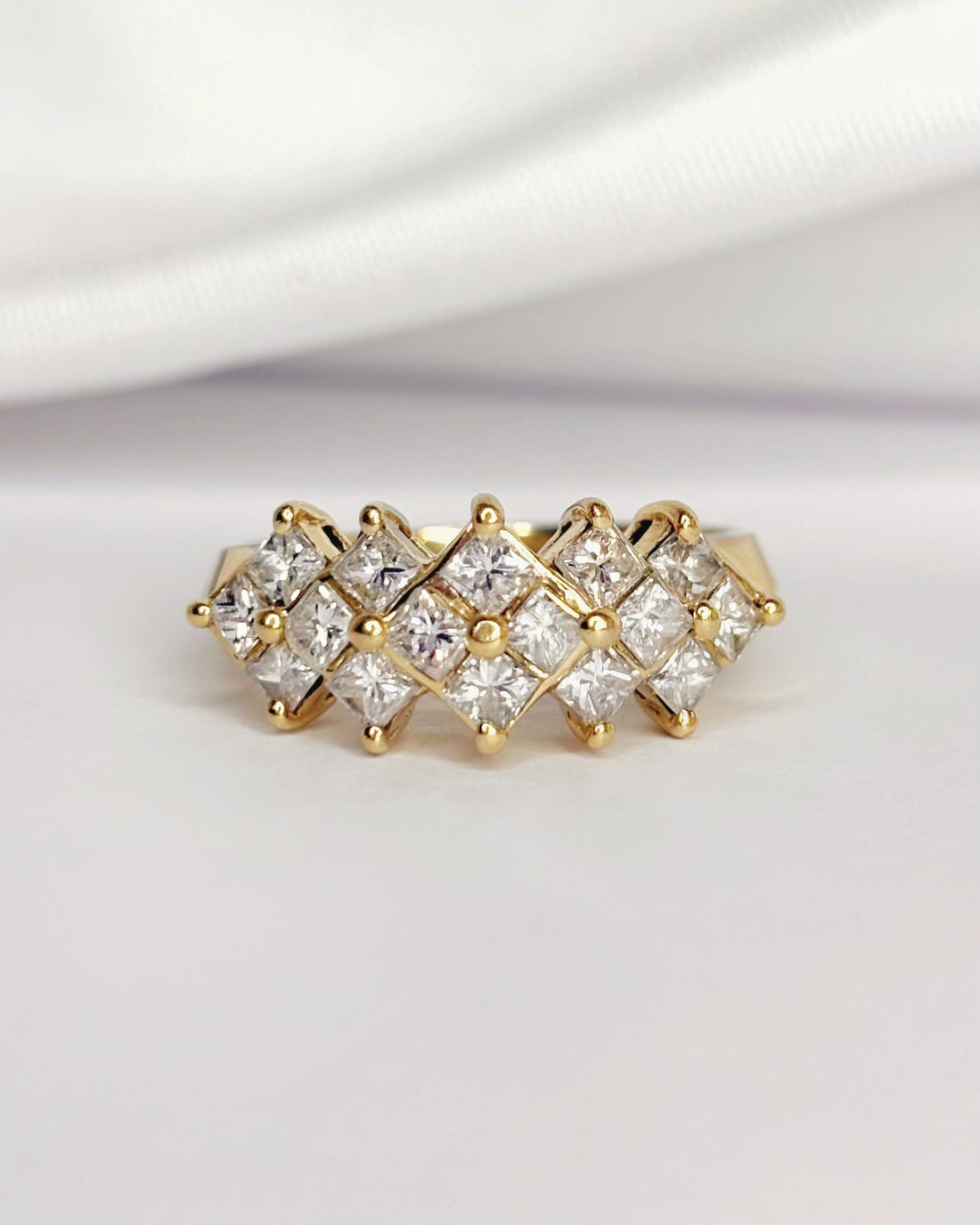 Bague Rivière Diamants 0.80 carat "Maya" - Elliade Paris