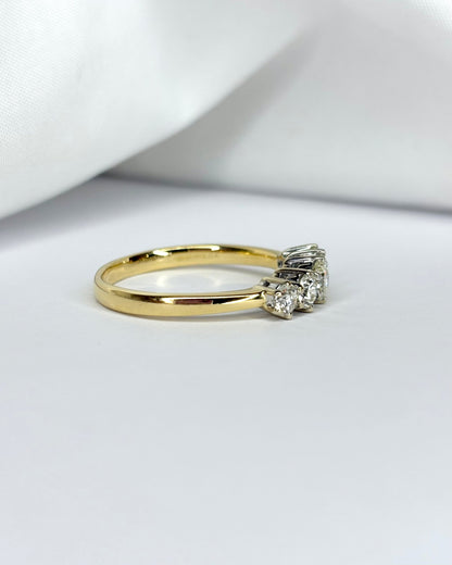 Bague Rivière Diamants 0.82 carat &quot;Philippa&quot; - Elliade Paris