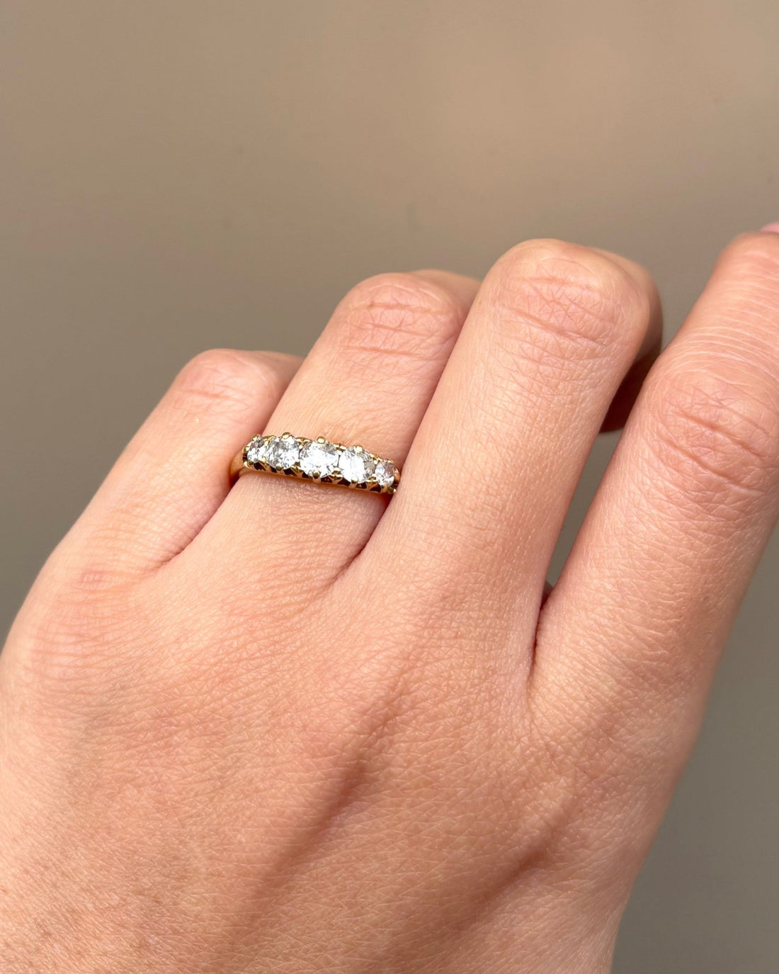 Bague Rivière Diamants 0.90 carat &quot;Vera&quot; - Elliade Paris