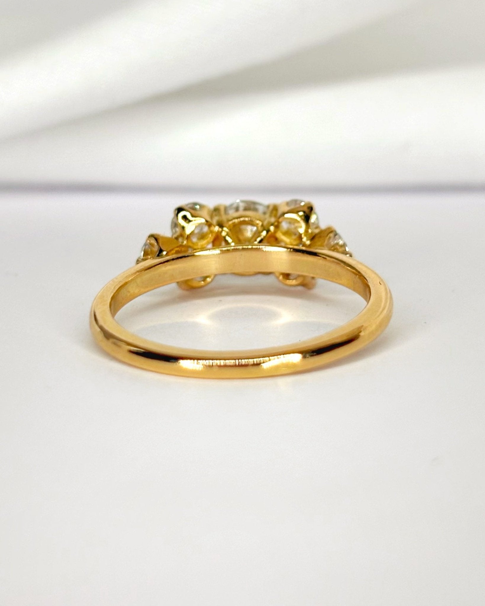 Bague Rivière Diamants 0.98 carat "Célestine" - Elliade Paris