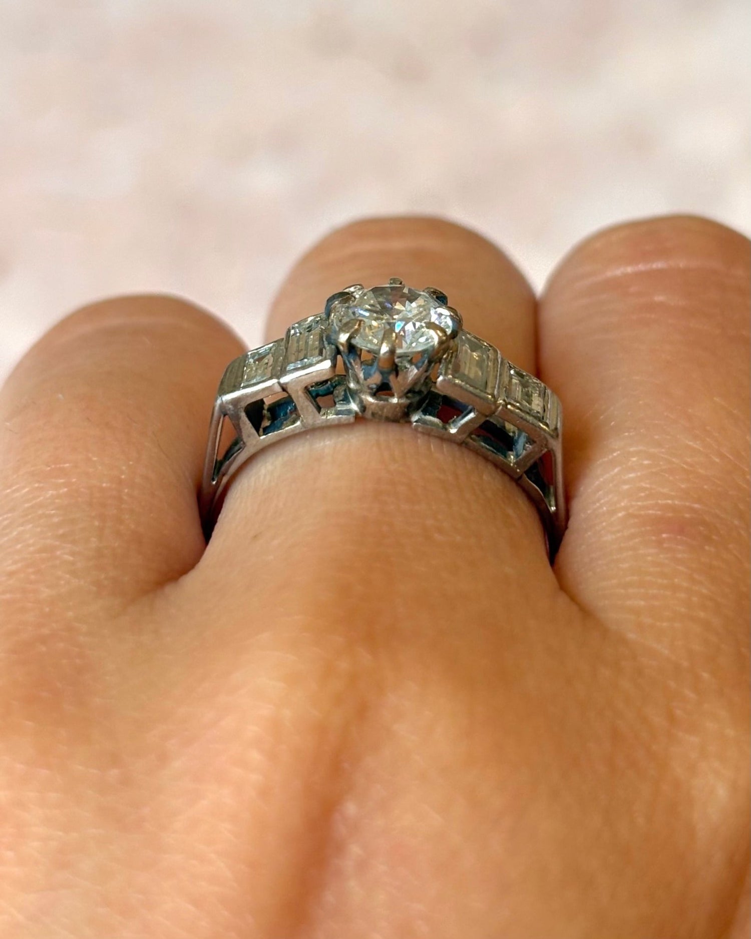 Bague Rivière Diamants 1.17 carat "Clélia" - Elliade Paris