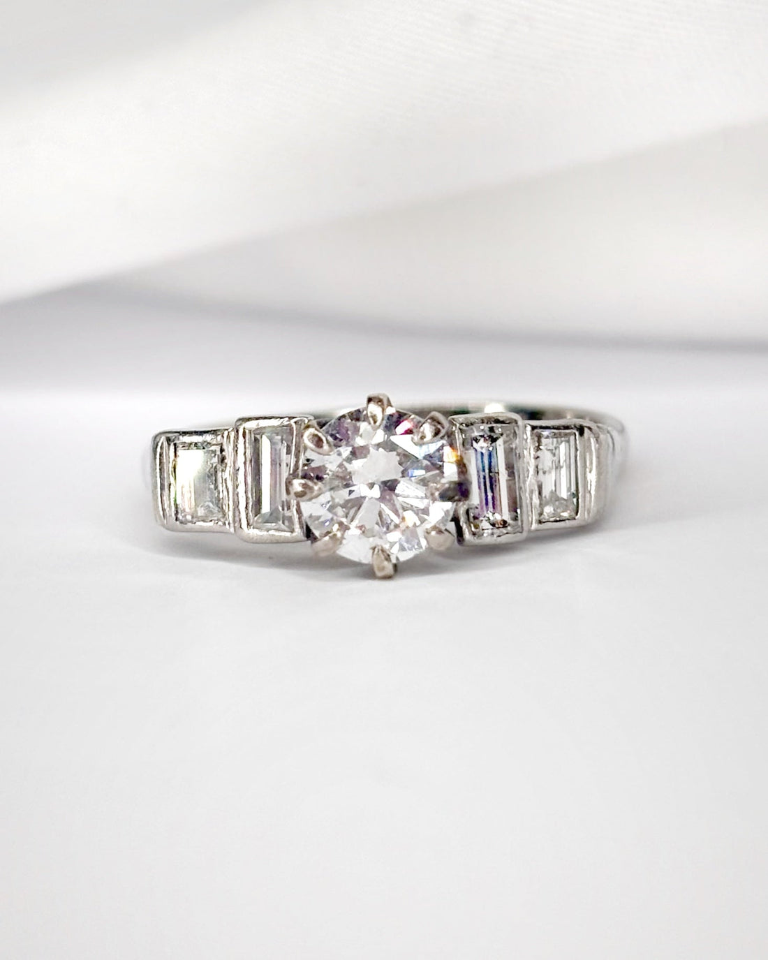 Bague Rivière Diamants 1.17 carat "Clélia" - Elliade Paris