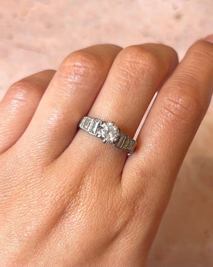 Bague Rivière Diamants 1.17 carat "Clélia" - Elliade Paris