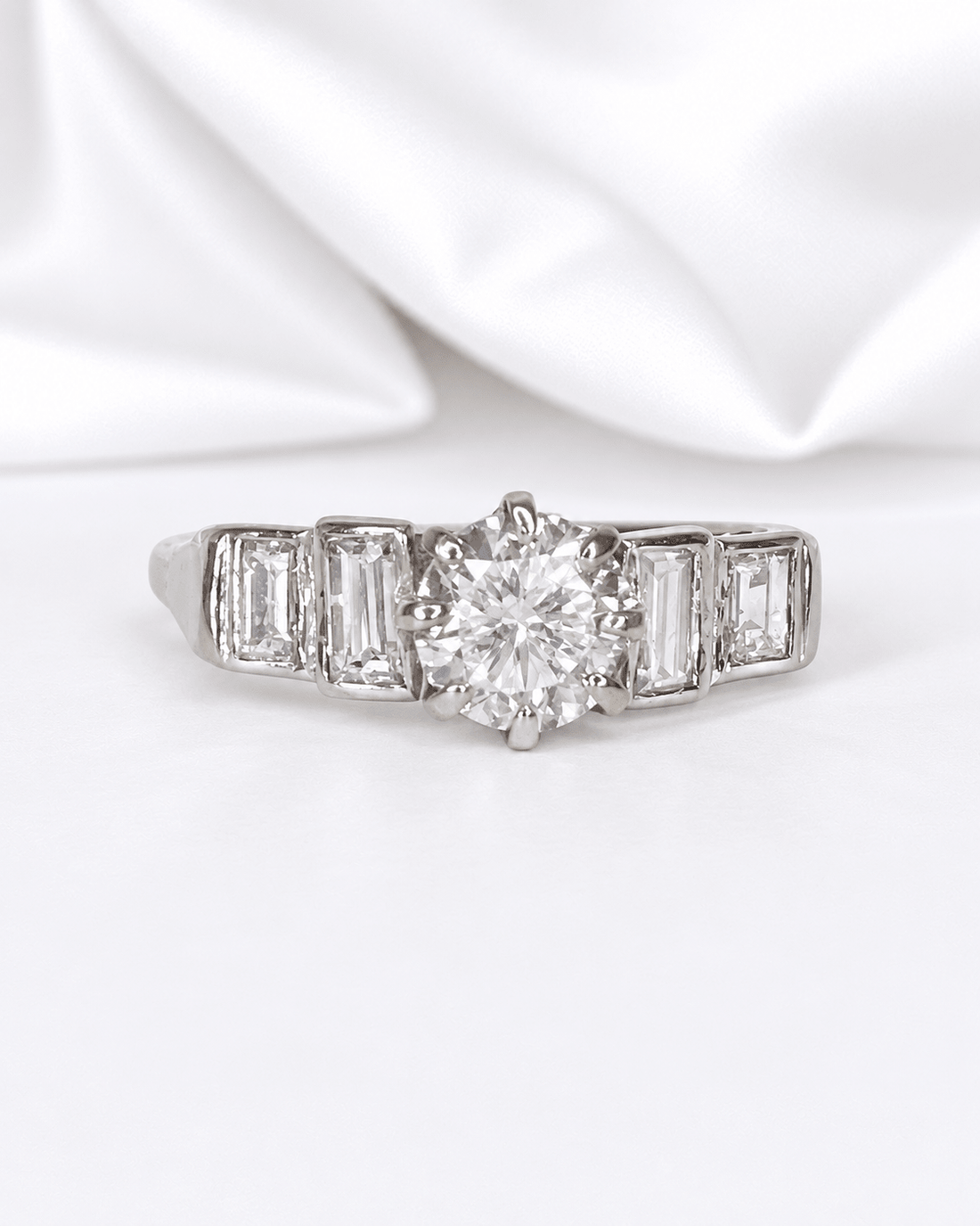 Bague Rivière Diamants 1.17 carat H/VS "Clélia" - Elliade Paris