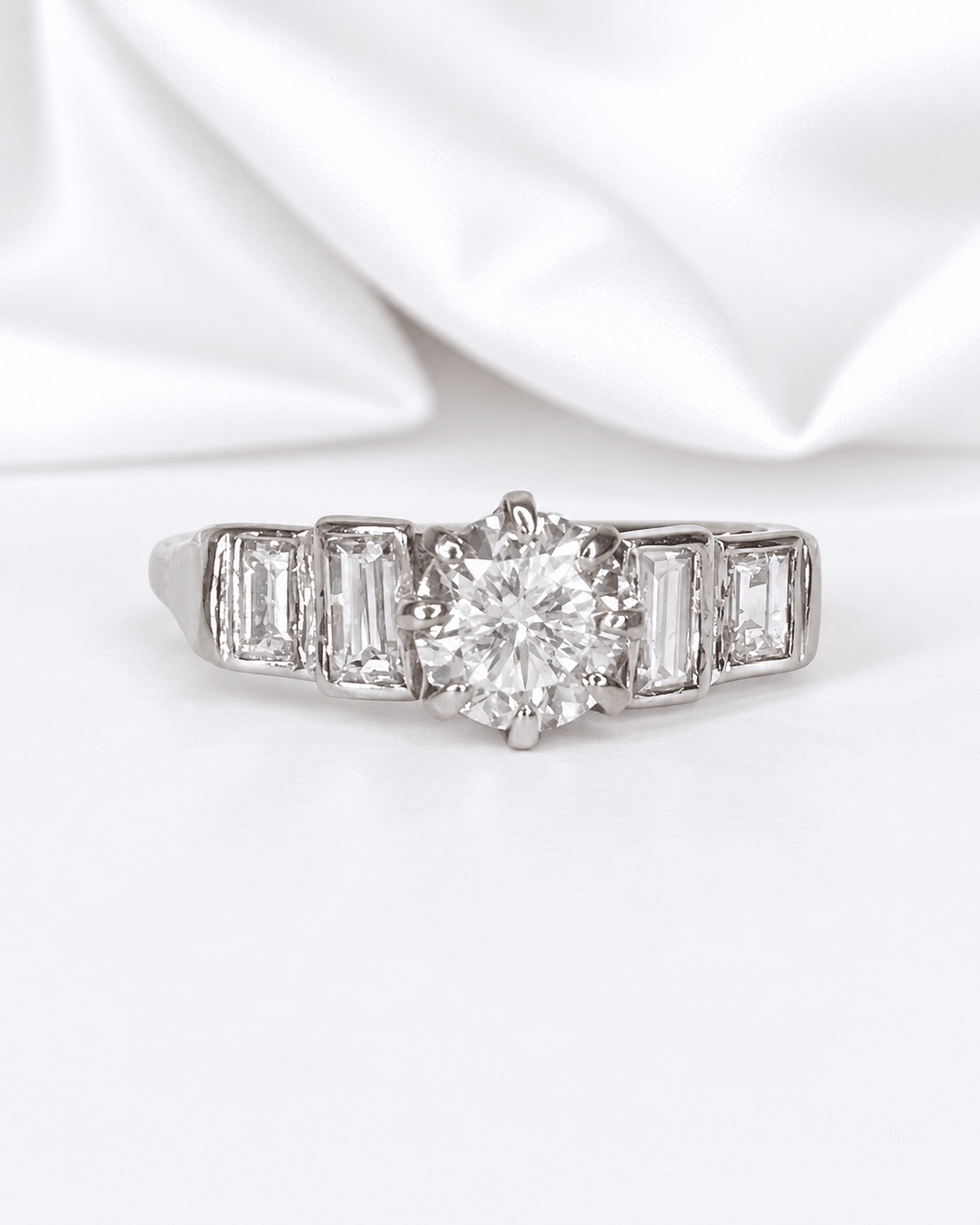Bague Rivière Diamants 1.17 carat H/VS "Clélia" - Elliade Paris