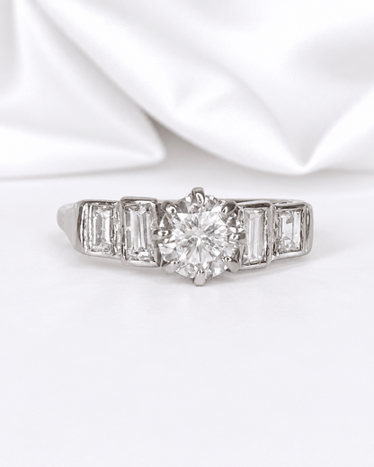 Bague Rivière Diamants 1.17 carat H/VS "Clélia" - Elliade Paris