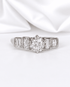 Bague Rivière Diamants 1.17 carat H/VS "Clélia" - Elliade Paris