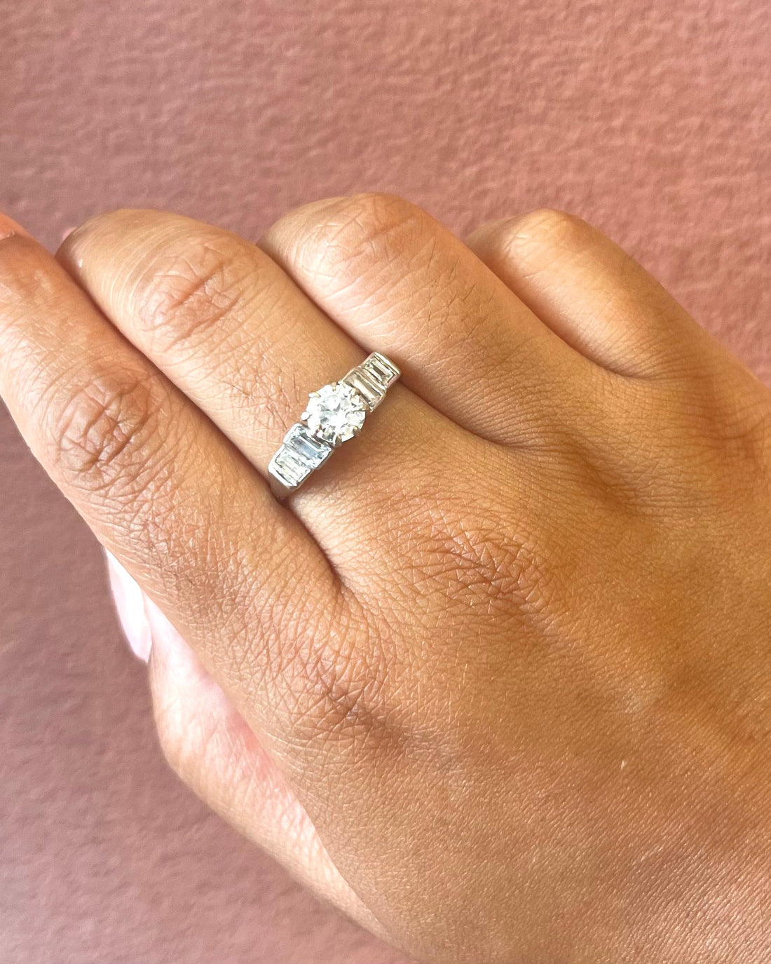Bague Rivière Diamants 1.17 carat H/VS "Clélia" - Elliade Paris