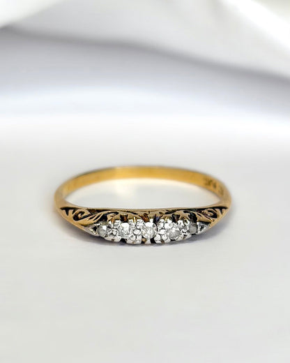 Bague Rivière Diamants "Adrienne" - Elliade Paris