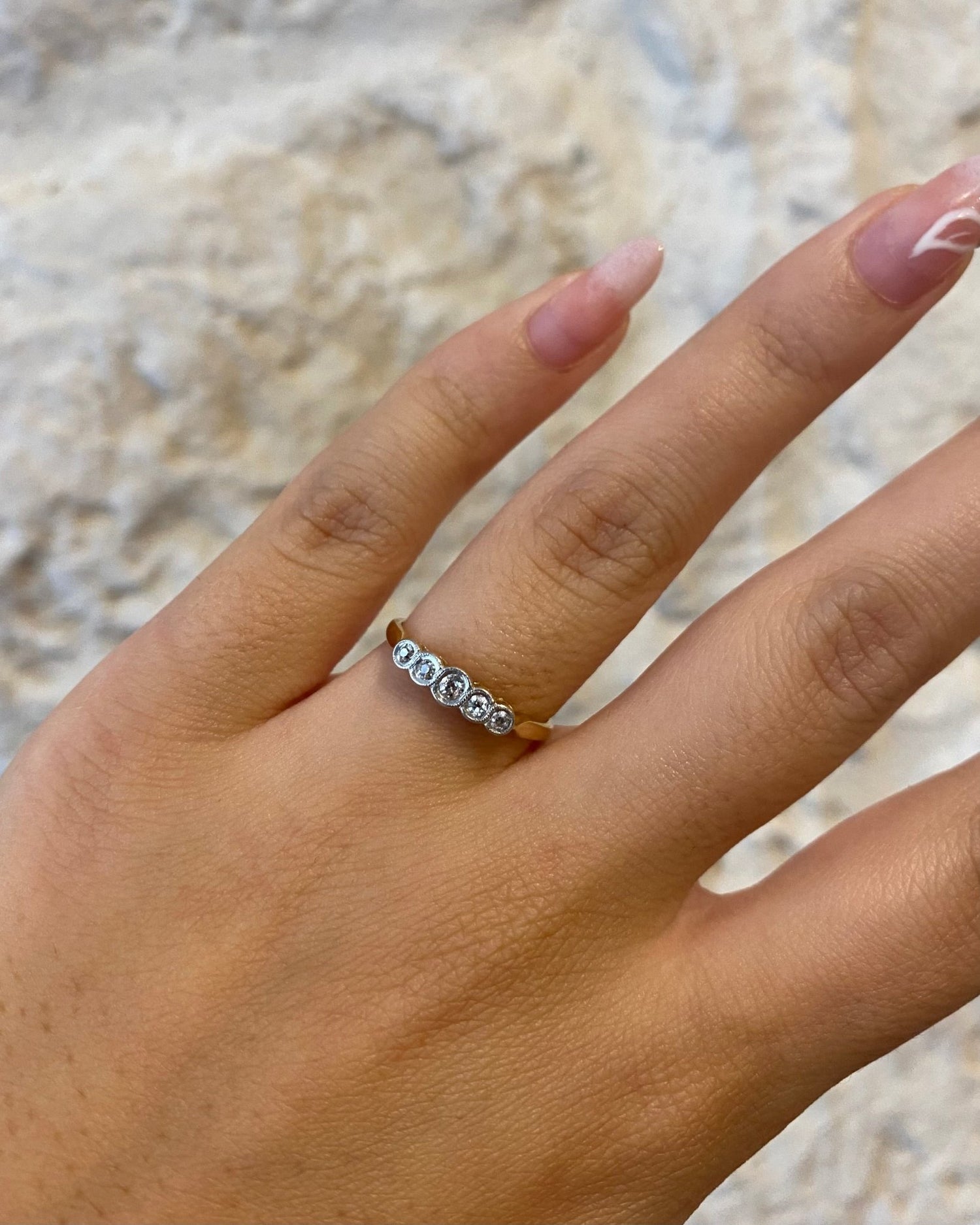 Bague Rivière Diamants &quot;Arina&quot; - Elliade Paris