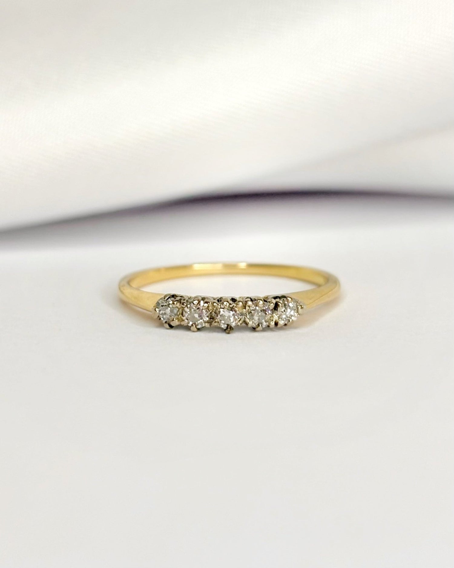Bague Rivière Diamants "Céleste" - Elliade Paris