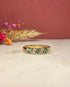 Bague Rivière Emeraudes & Diamants "Mayssa" - Elliade Paris