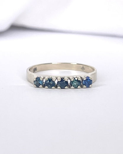 Bague Rivière Saphirs 0.30 carat "Lara" - Elliade Paris
