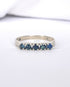 Bague Rivière Saphirs 0.30 carat "Lara" - Elliade Paris