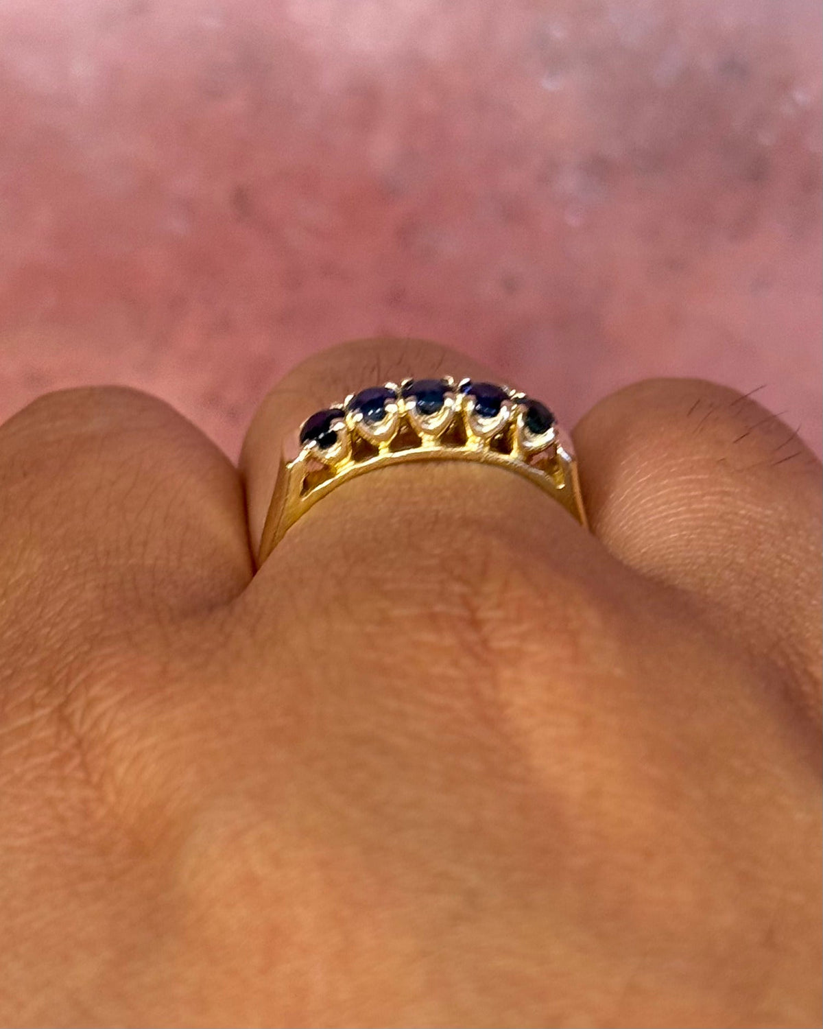 Bague Rivière Saphirs 1.20 carat "Clarisse" - Elliade Paris