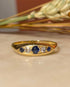 Bague rivière Saphirs & diamants "Auriane" - Elliade Paris