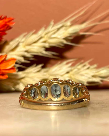 Bague Rivière Topazes 3.50 carats &quot;Alex&quot; - Elliade Paris