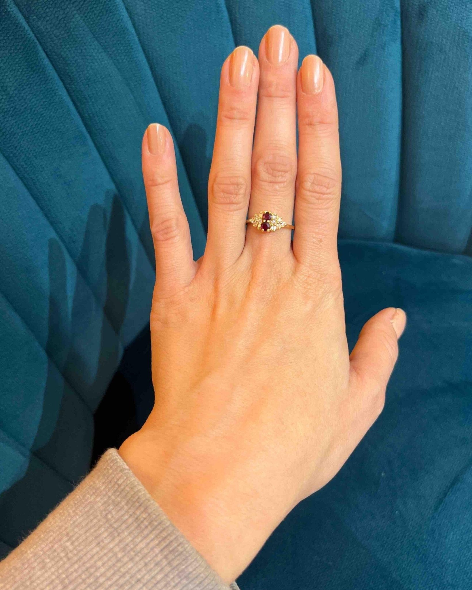 Bague rubis &amp; diamants "Jenny" - Elliade Paris