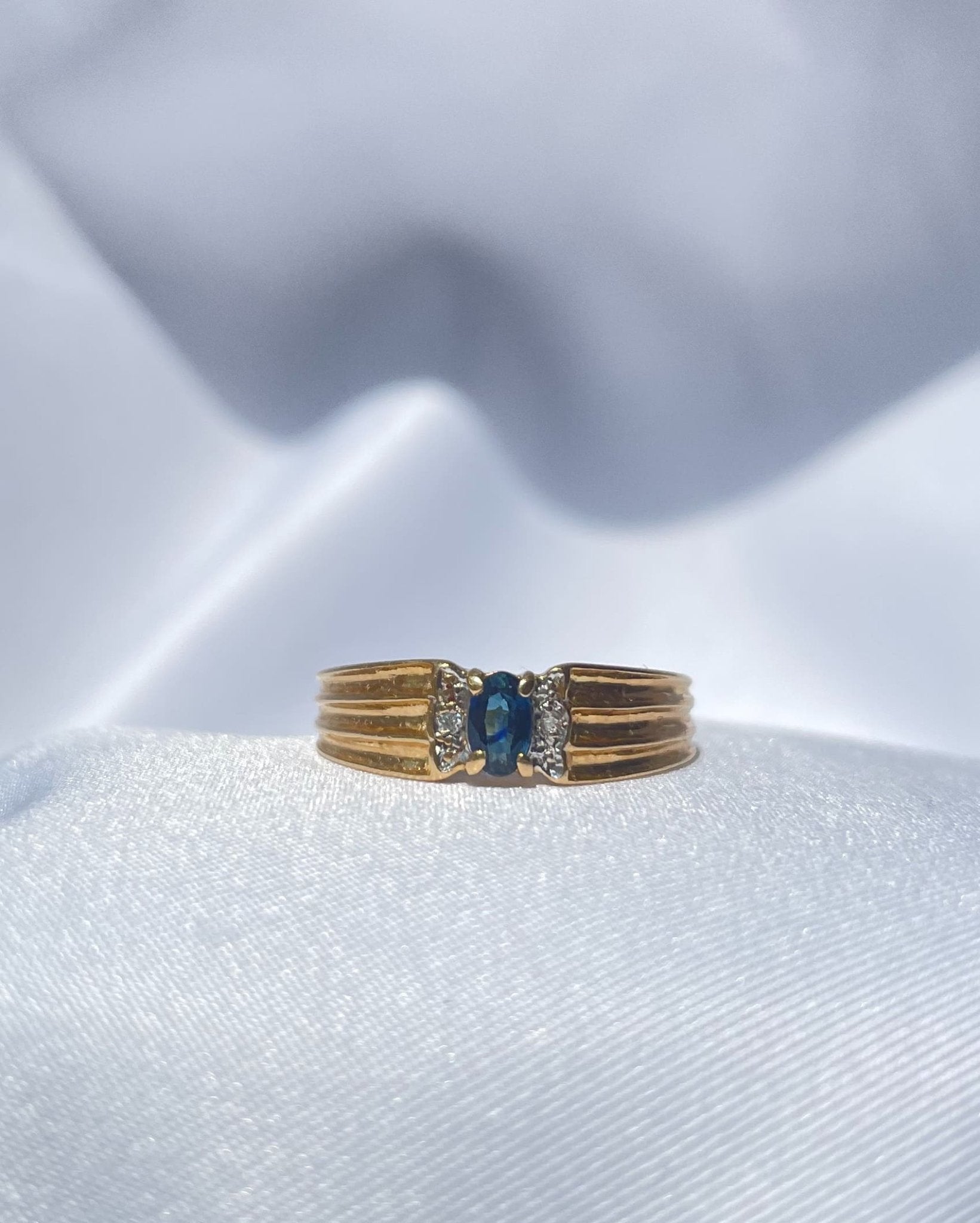 Bague saphir &amp; diamants "Apolline" - Elliade Paris
