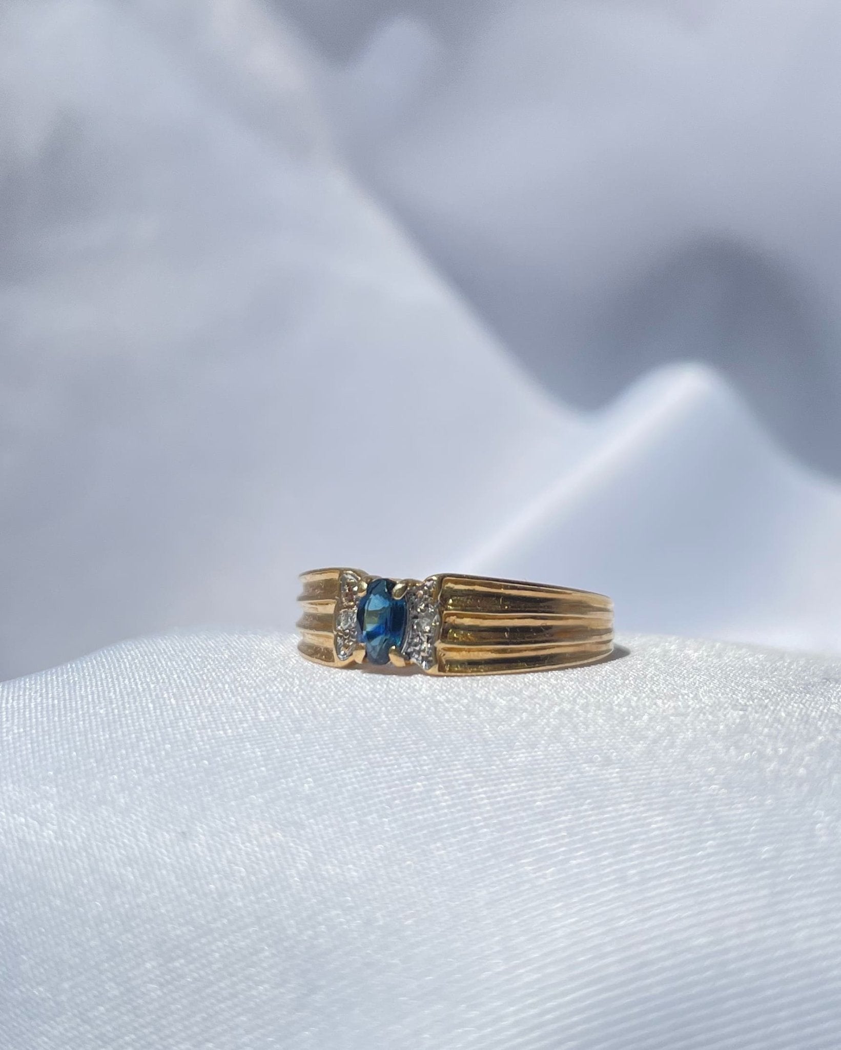 Bague saphir &amp; diamants "Apolline" - Elliade Paris