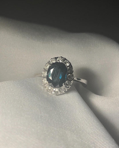 Bague Saphir &amp; Diamants &quot;Délia&quot; - Elliade Paris