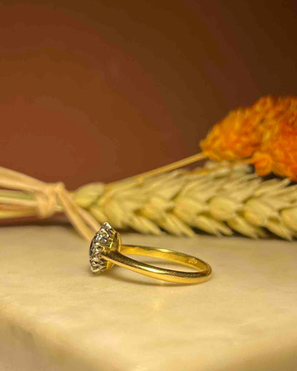 Bague Marguerite Saphir &amp; Diamants &quot;Mavis&quot;