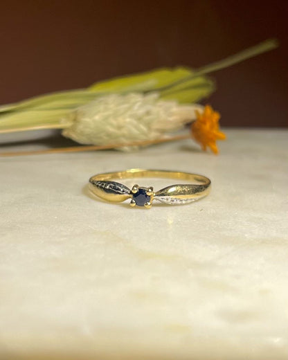 Bague Saphir vintage &quot;Kristie&quot; - Elliade Paris