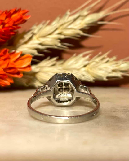 Bague Vintage Art-Déco Diamants &quot;Ludivine&quot;