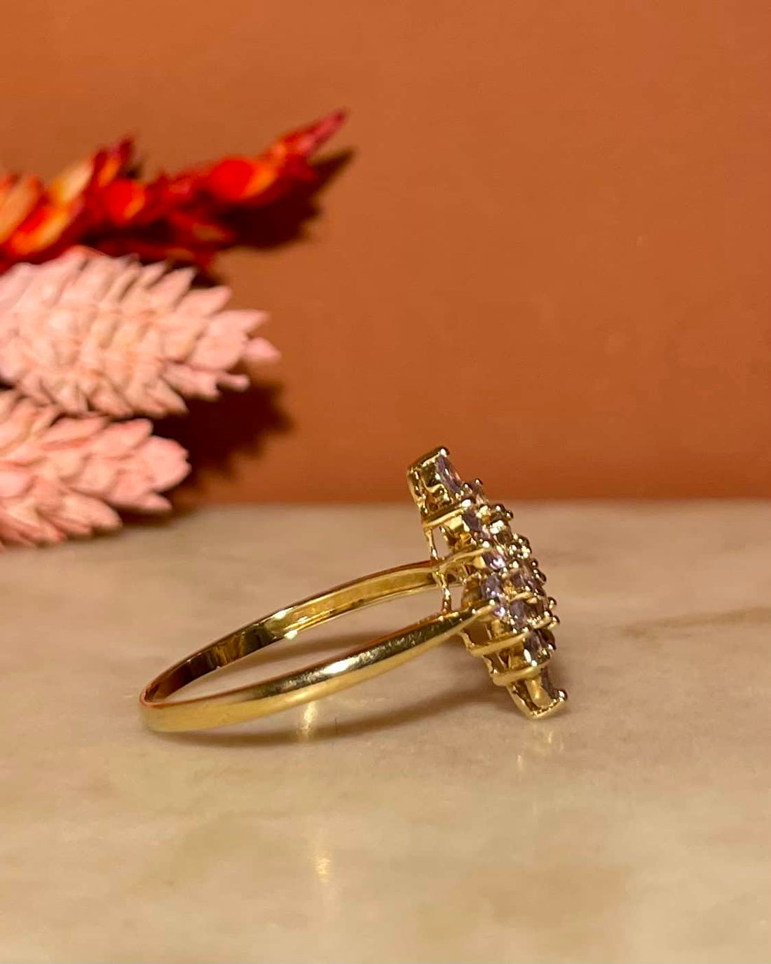 Bague Rivière Losange Tanzanites &quot;Katie&quot;