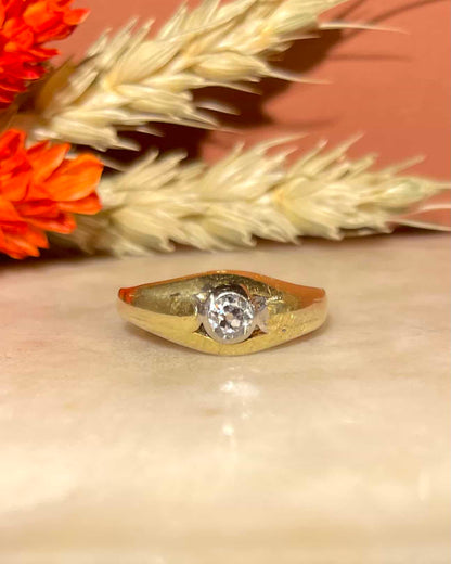&quot;Gwen&quot; Diamond Bangle Ring