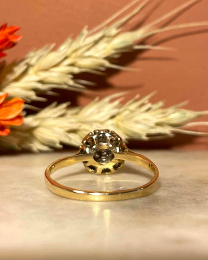 Bague Marguerite Art-Déco 9 Diamants &quot;Aurélia&quot;