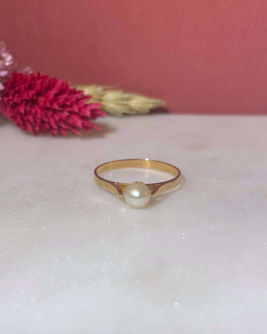 Bague Vintage Perle &quot;Linda&quot;