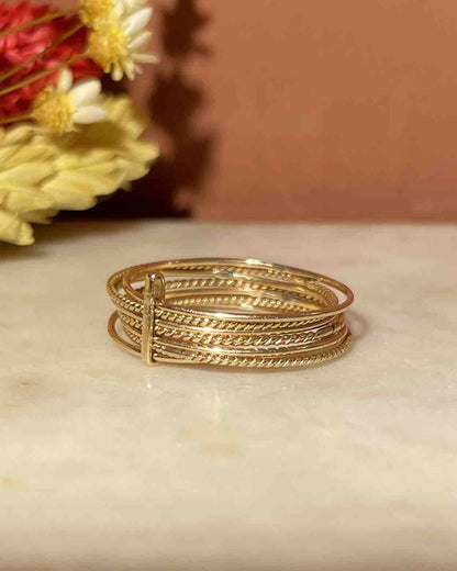 Bague Semainier Or 18 Carats &quot;Yolanda&quot; - Elliade Paris