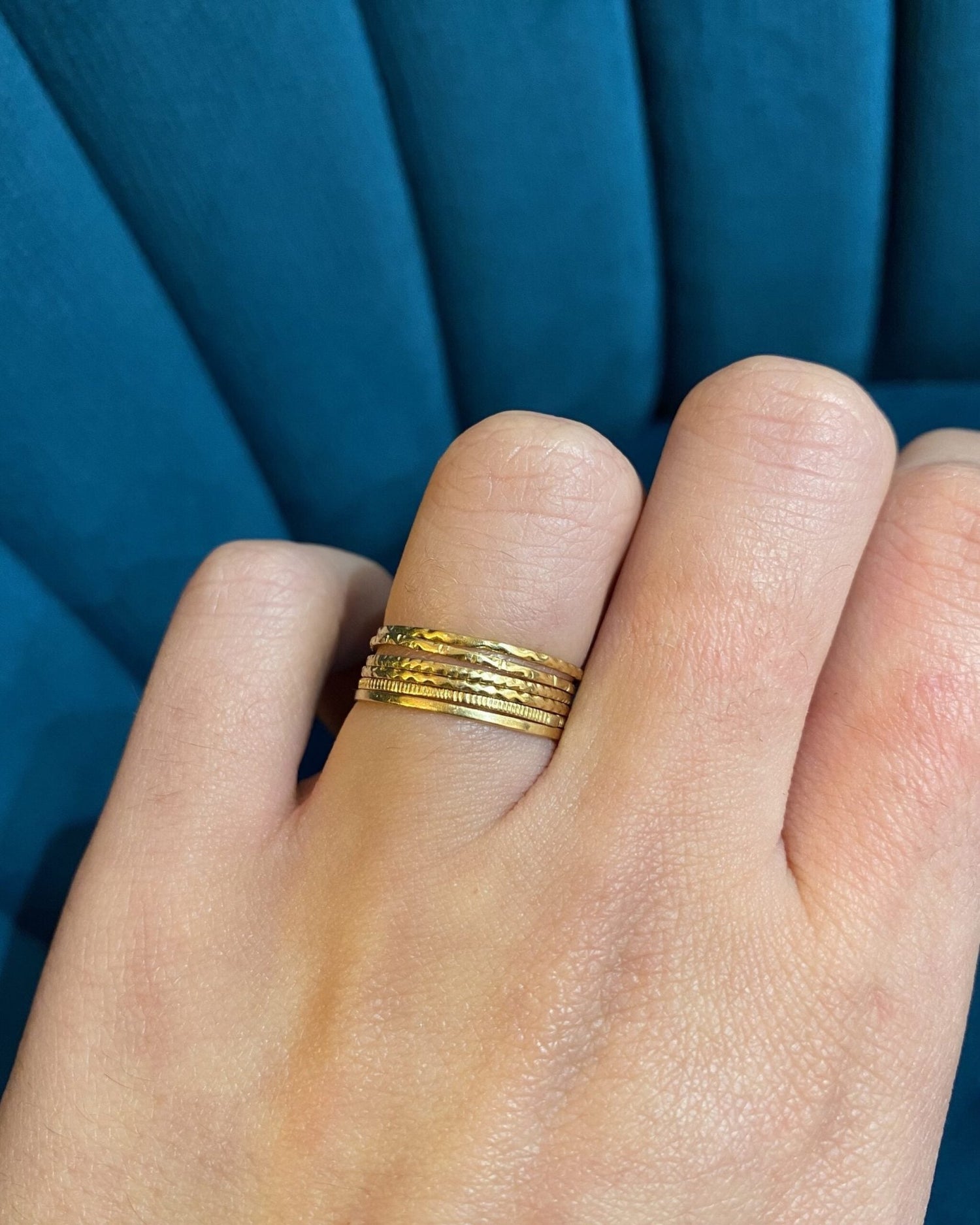 Bague Semainier Or &quot;Yasmina&quot; - Elliade Paris