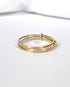 Bague Semainier Trois Ors 2.8 mm "Gaelle" - Elliade Paris