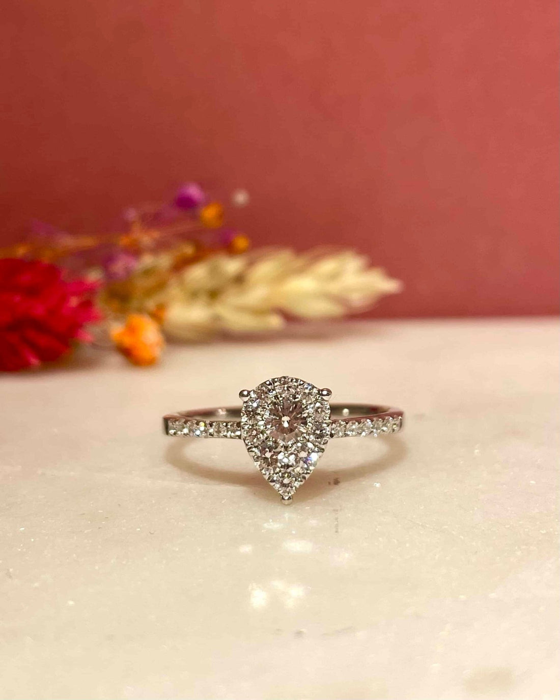 Bague Solitaire 23 Diamant 0.46 carat &quot;Verona&quot; - Elliade Paris