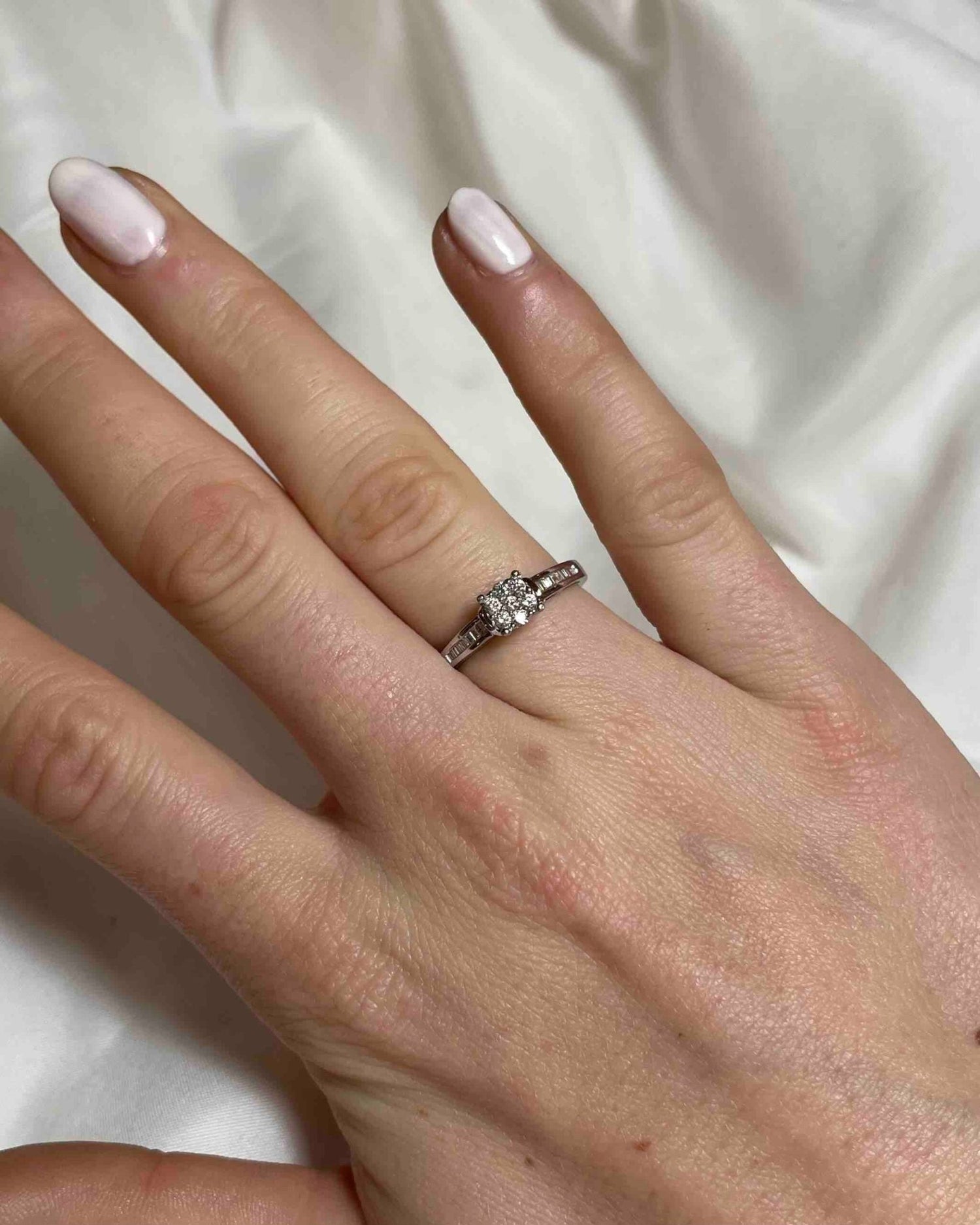 Bague Solitaire 27 Diamants &quot;Aurore&quot; - Elliade Paris