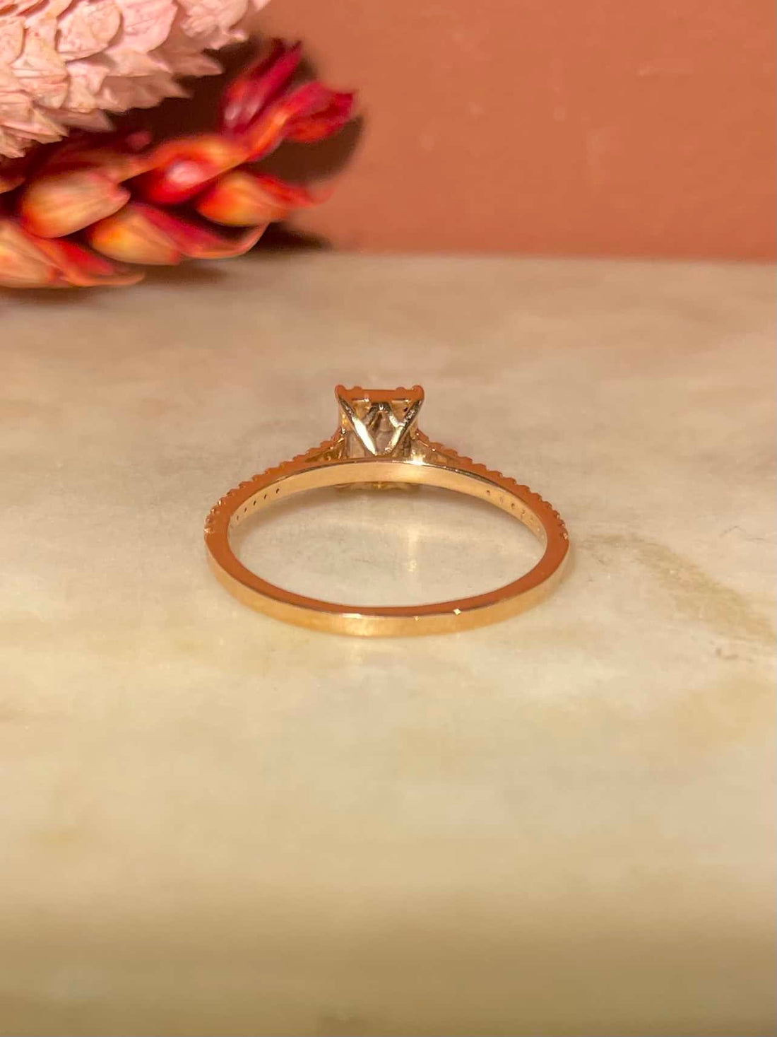 Bague Solitaire 35 Diamants &quot;Rosemary&quot; - Elliade Paris