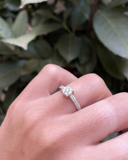 Bague Solitaire 43 Diamants &quot;Layna&quot; - Elliade Paris