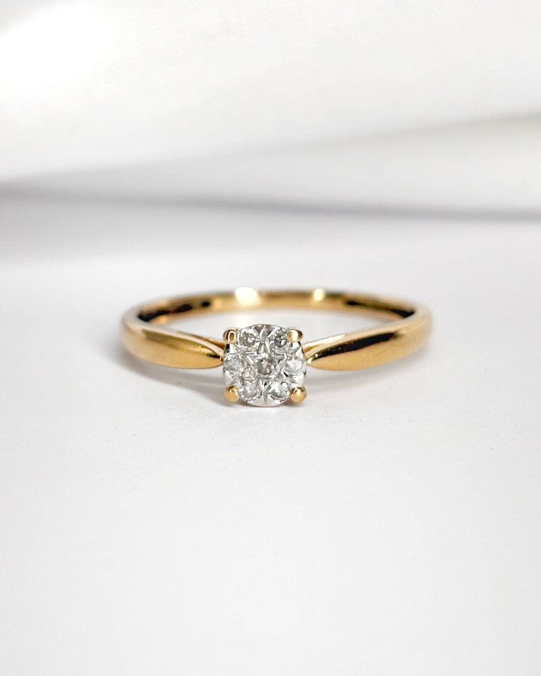 Bague Solitaire 7 Diamants "Sandra" - Elliade Paris
