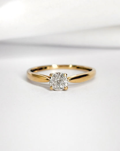 Bague Solitaire 7 Diamants "Sandra" - Elliade Paris