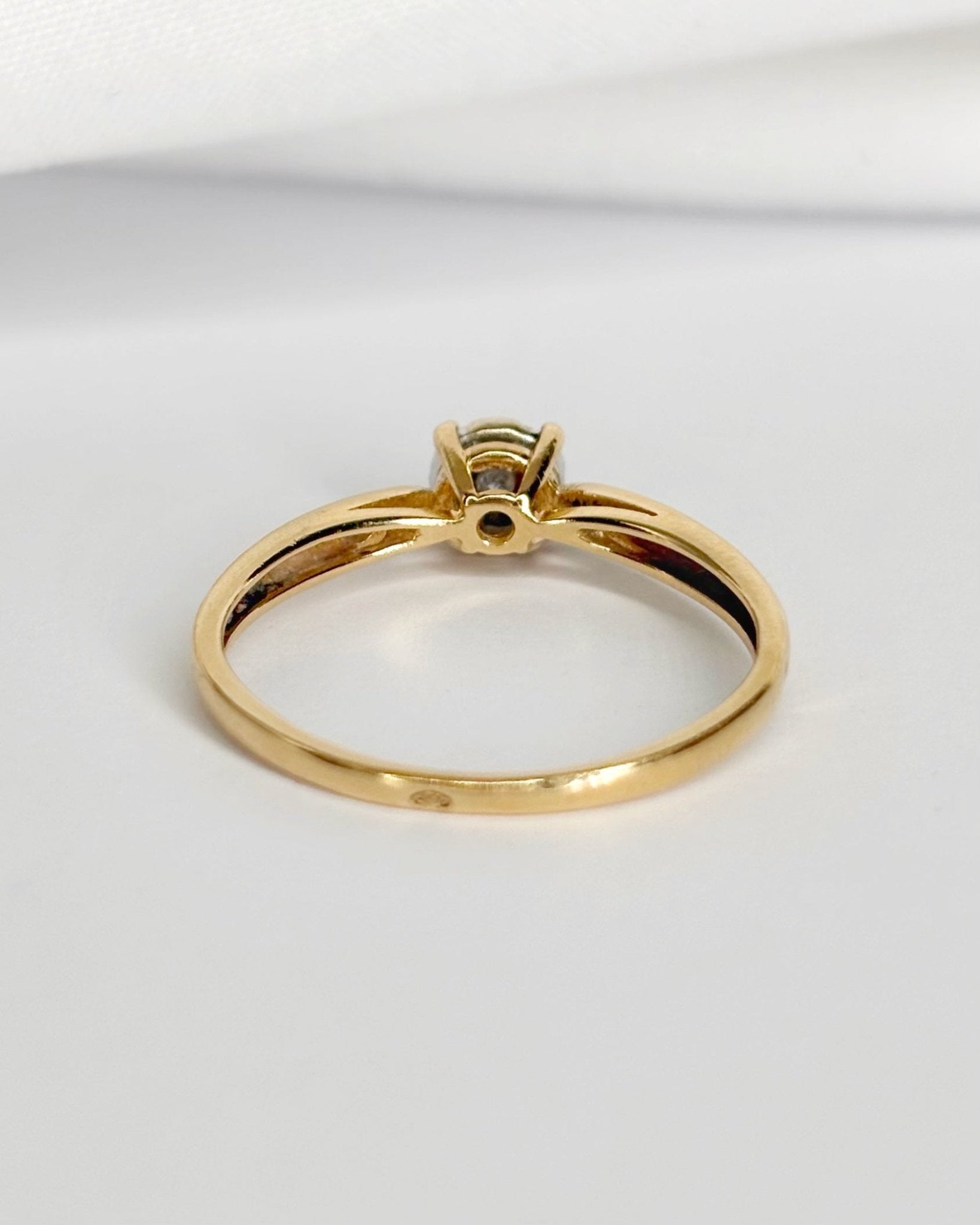 Bague Solitaire 7 Diamants "Sandra" - Elliade Paris