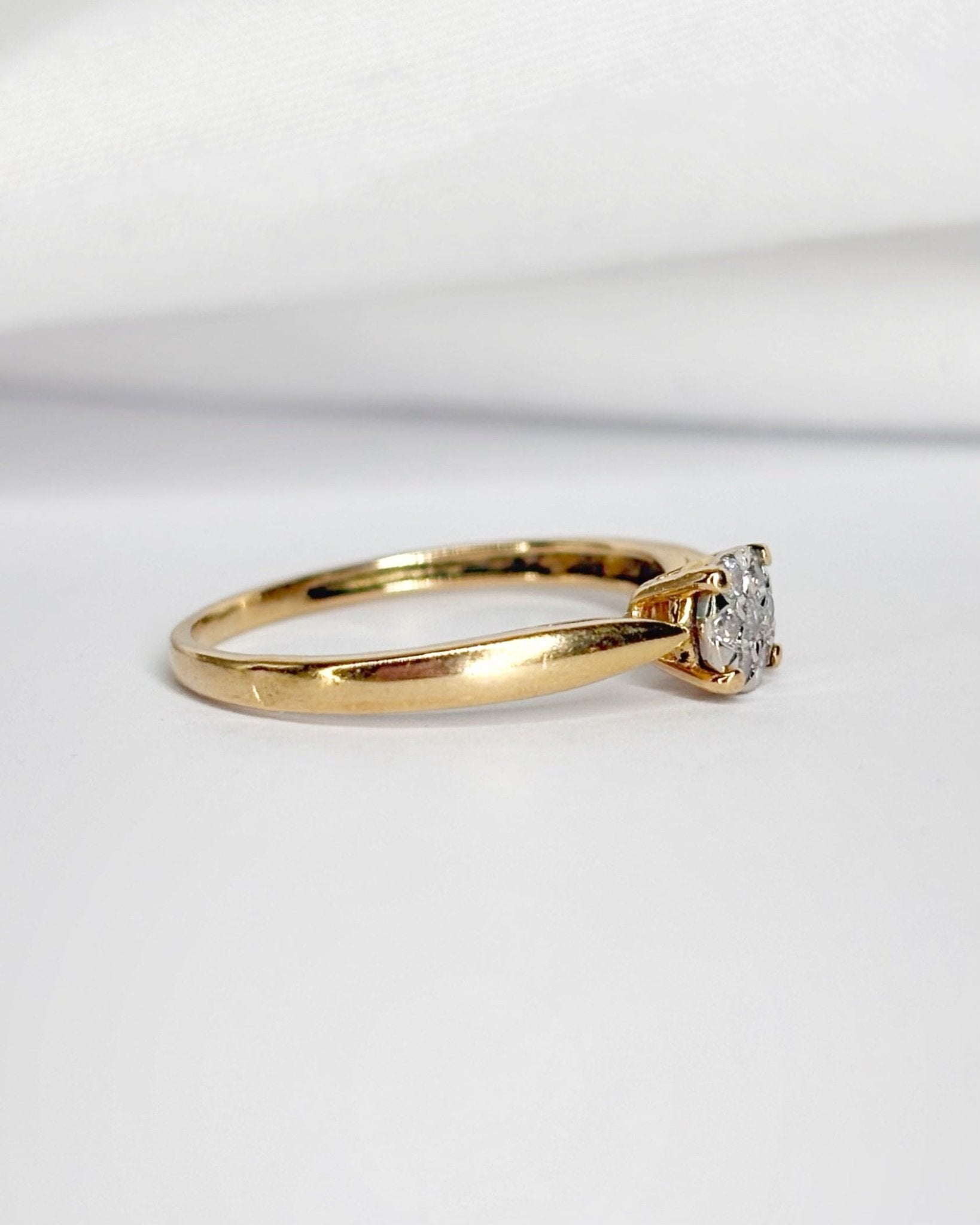 Bague Solitaire 7 Diamants "Sandra" - Elliade Paris