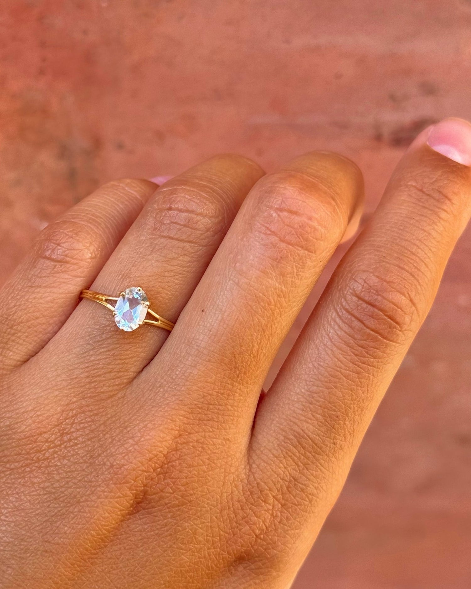 Bague Solitaire Aigue-Marine 0.80 carat "Billie" - Elliade Paris