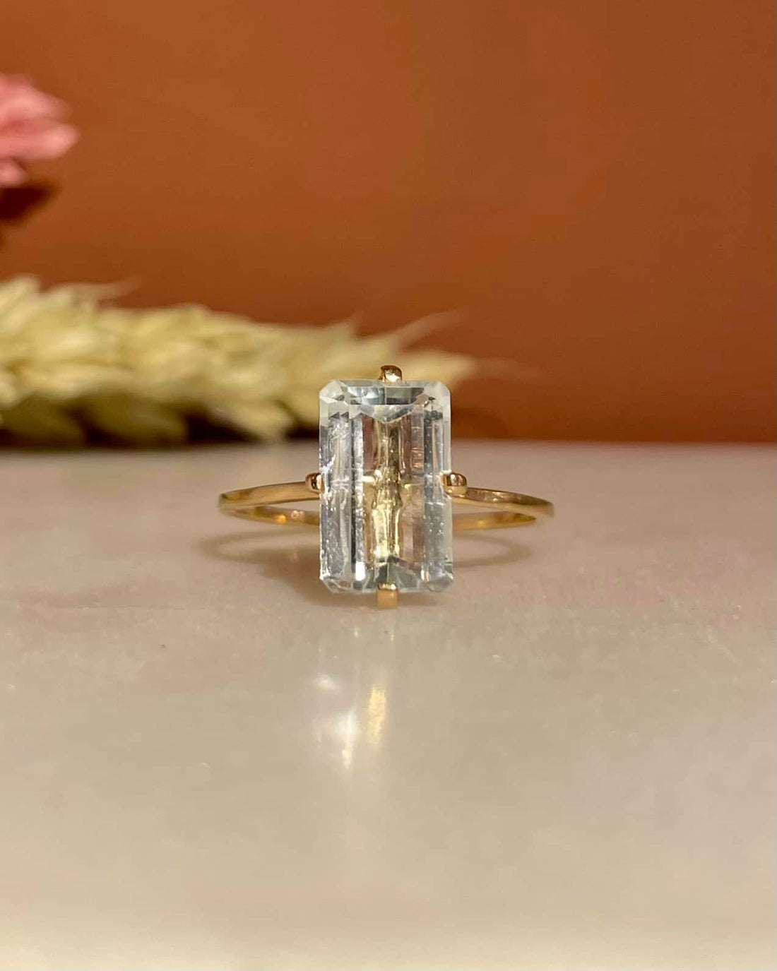 Bague Cocktail Aigue-Marine 2 Carats &quot;Mira&quot;