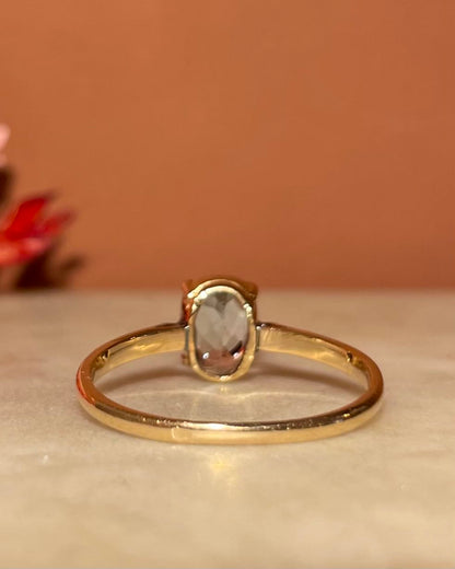 Bague Solitaire Aigue - Marine 1.10 carat &quot;Jake&quot; - Elliade Paris
