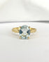 Bague Solitaire Aigue - Marine 1.85 carat "Marie" - Elliade Paris