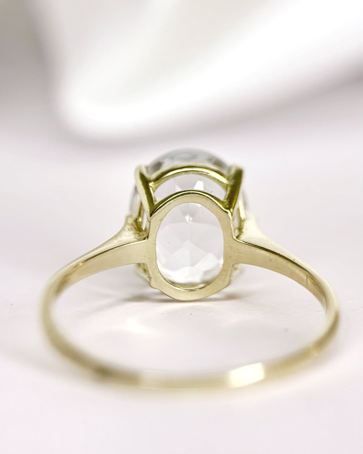 Bague Solitaire Aigue-Marine 2.69 carats "Fanny" - Elliade Paris