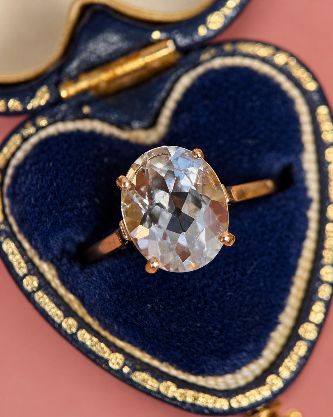 Bague Solitaire Aigue-Marine 2.69 carats "Fanny" - Elliade Paris